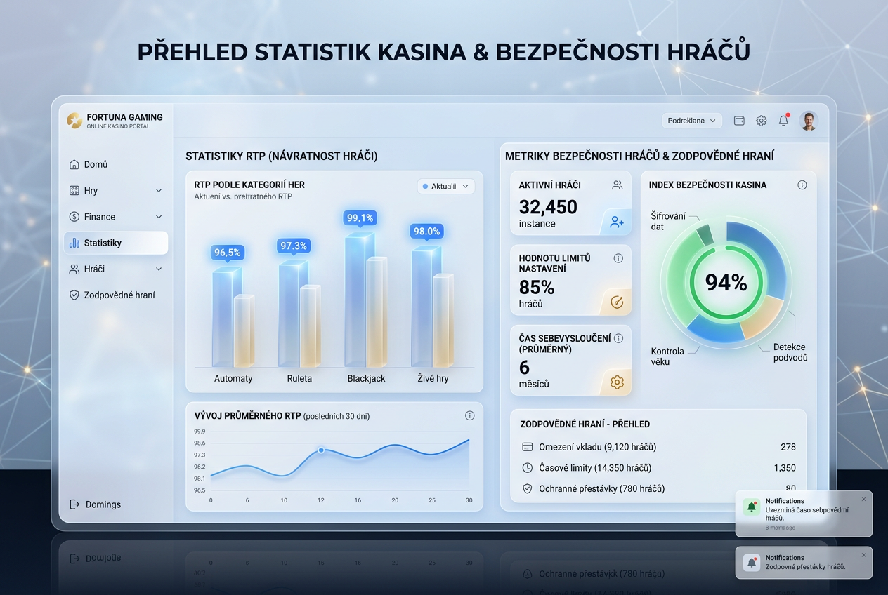 Analýza herního rozhraní a analytických nástrojů v moderním online casinu